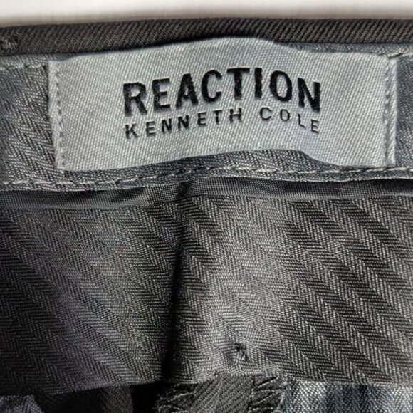 Kenneth Cole Reaction Mens Stretch Slim Fit Pants Size 32W X 30L Black - Picture 10 of 11